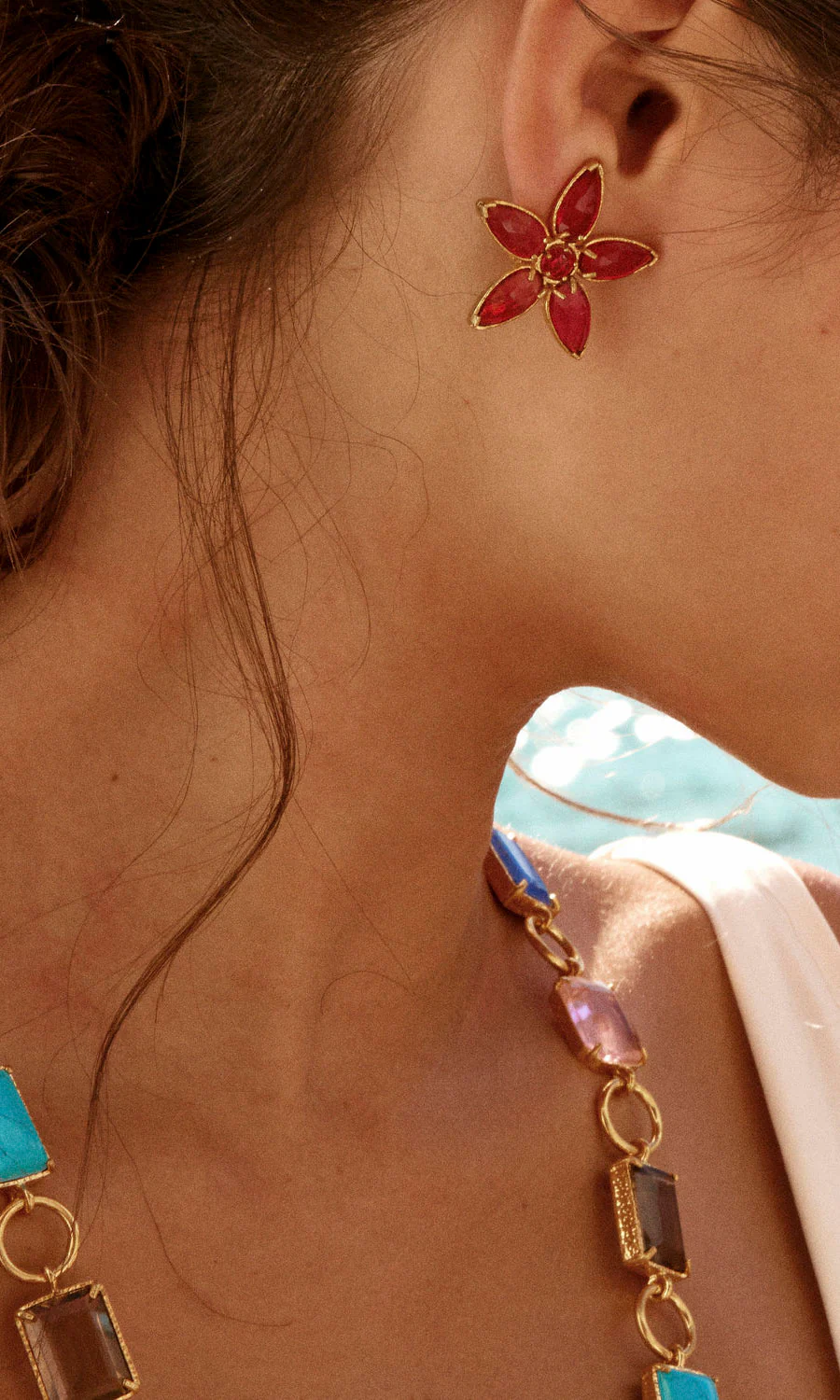 Christie Nicolaides Azelia Earrings - Pink - Image 3