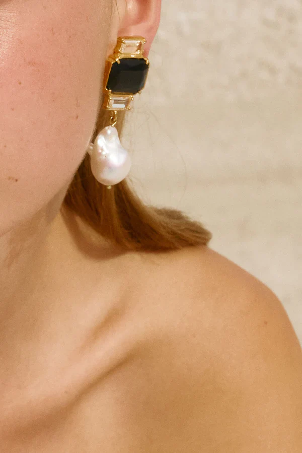 Christie Nicolaides Bambina Earrings - Black - Image 3