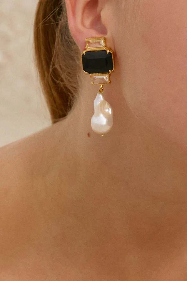 Christie Nicolaides Bambina Earrings - Black - Image 4