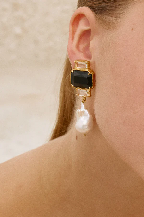 Christie Nicolaides Bambina Earrings - Black - Image 5