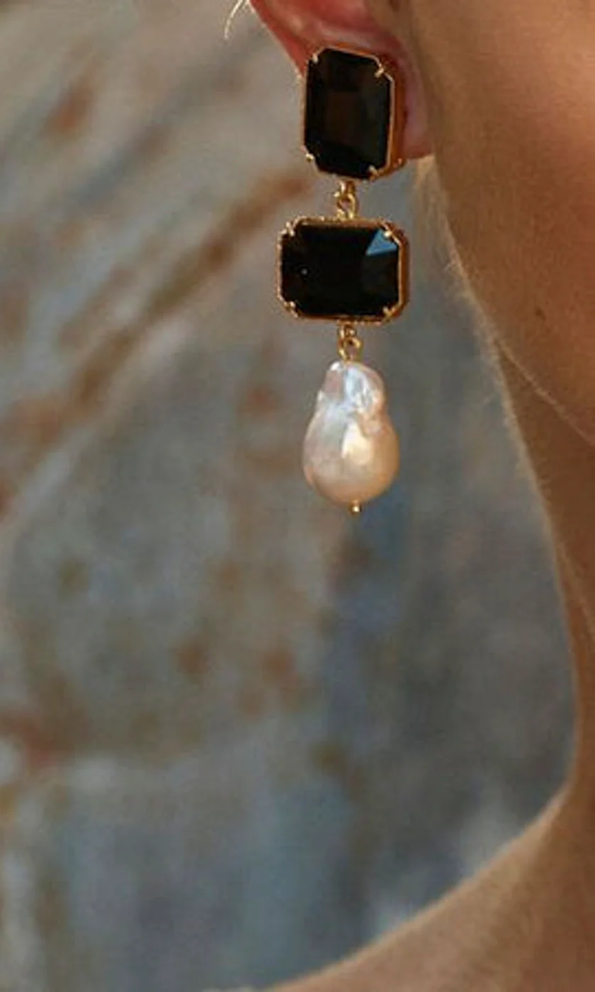 Christie Nicolaides Daphne Earrings - Black - Image 5