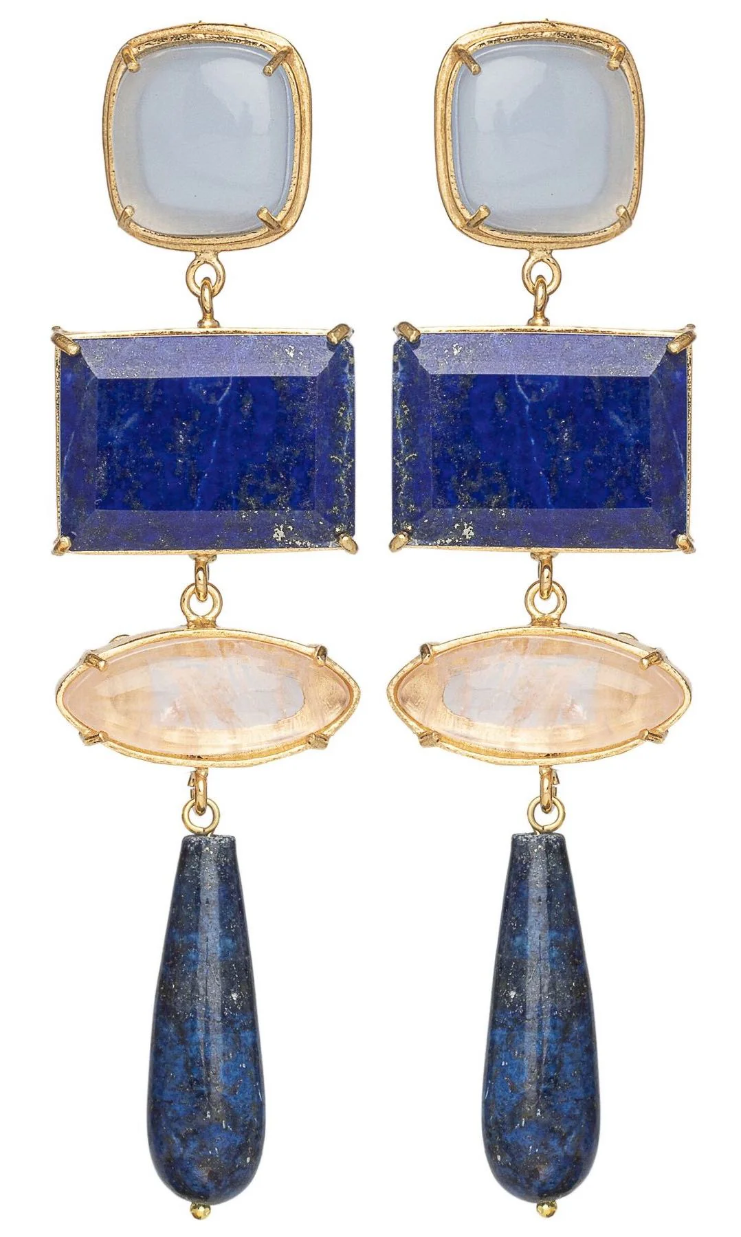 Christie Nicolaides Emiliana Earrings - Blue - Image 3