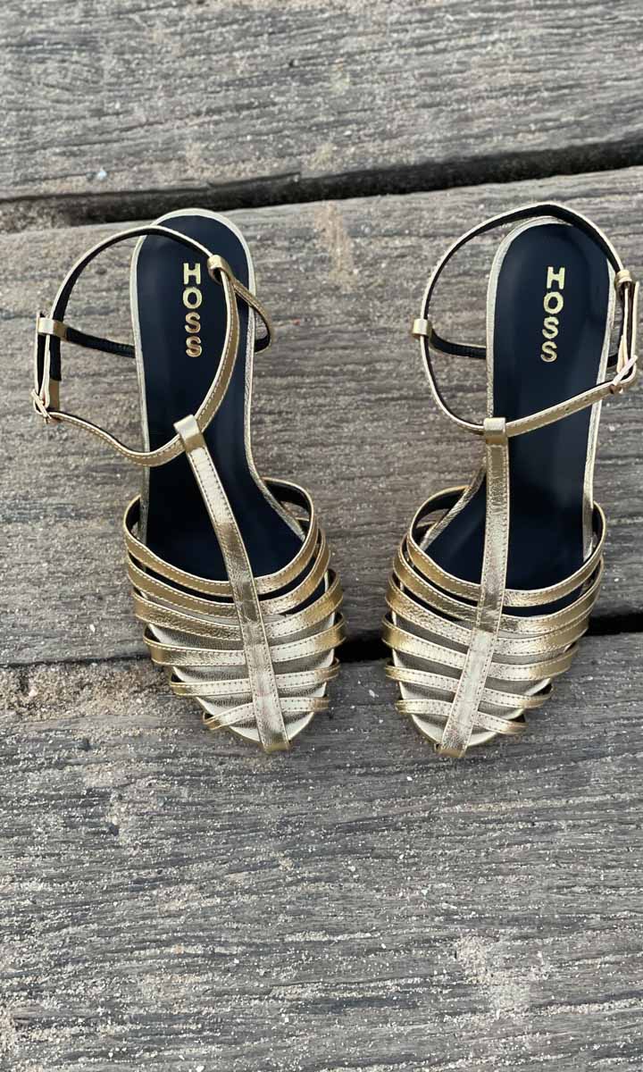 HOSS Cage Heel - Gold Stiletto - Image 4