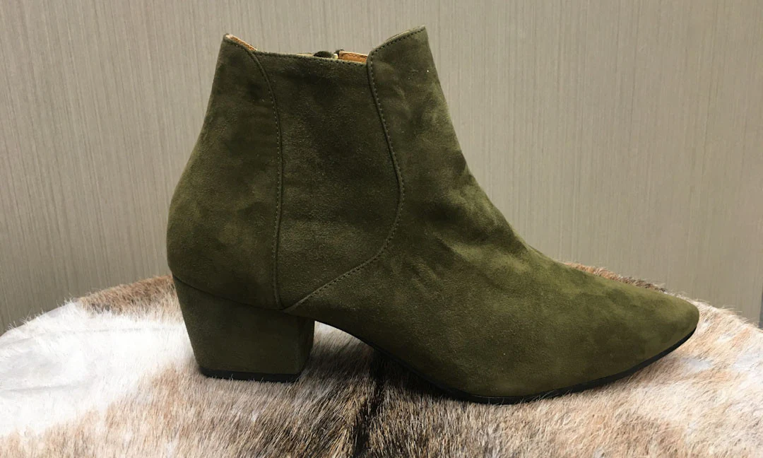HOSS Cohen Olive Suede boot - Image 6
