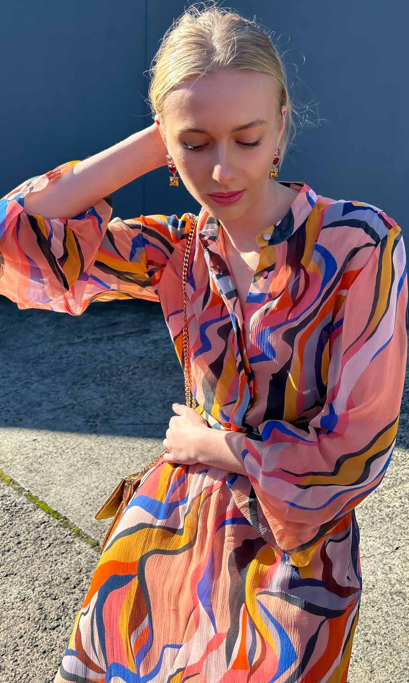 HOSS Decade Dress - Multi colour - Image 3