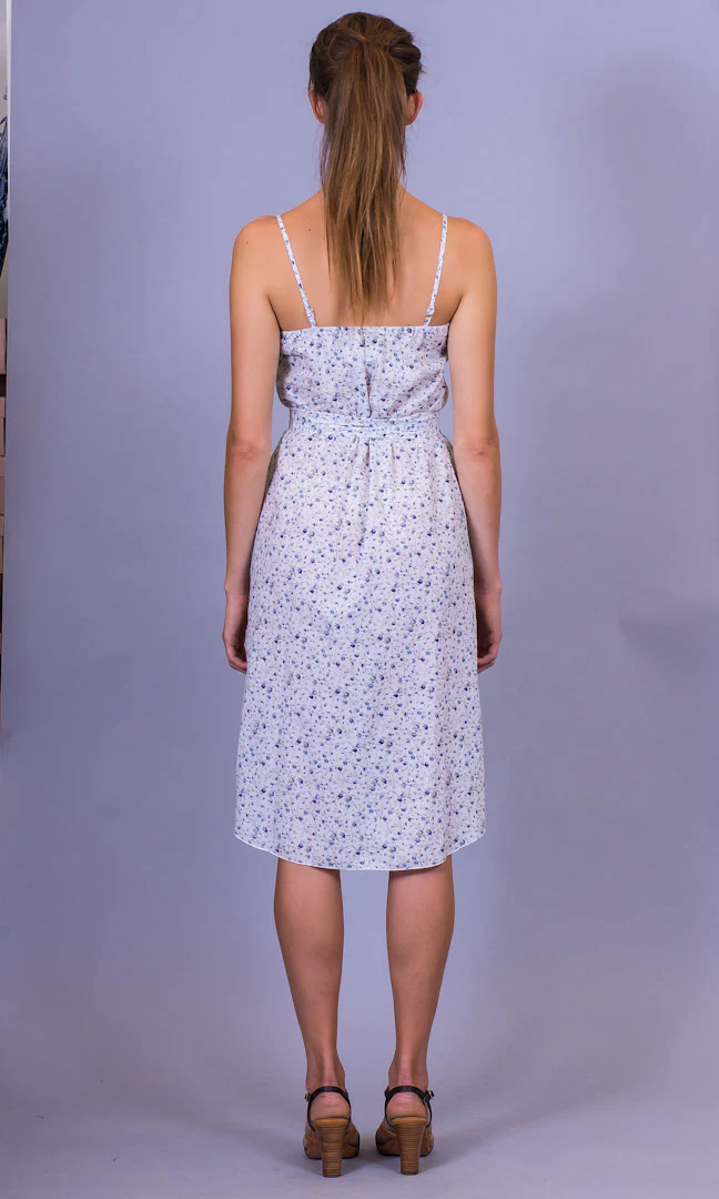 HOSS Jaeger Dress - Blue Floral - Image 4