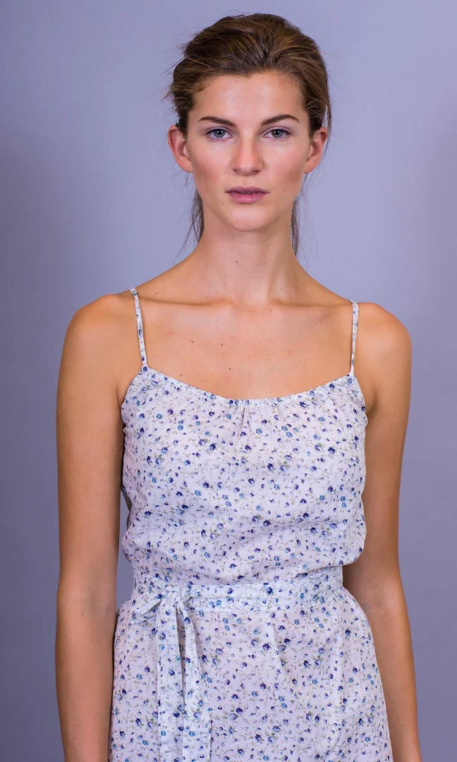 HOSS Jaeger Dress - Blue Floral - Image 6