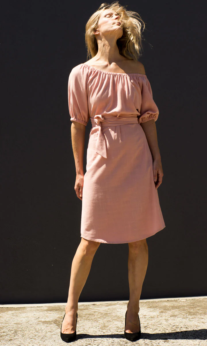 HOSS Mimi Dress - Dusty Pink - Image 3