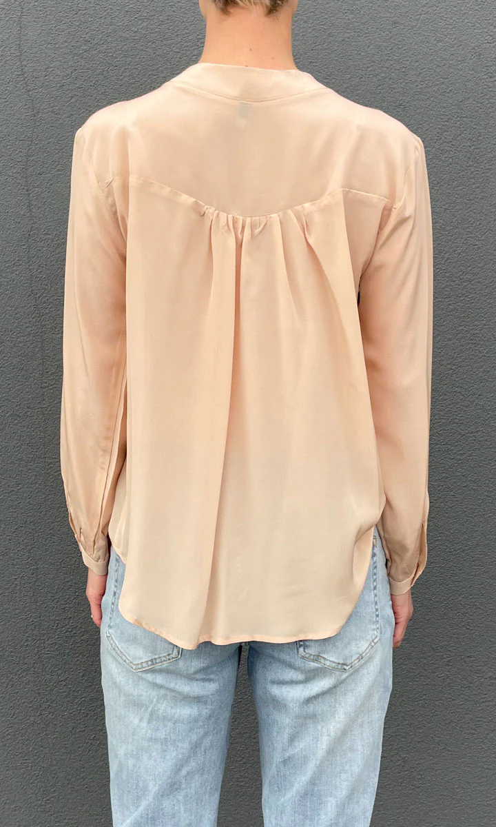 HOSS Silk Jess Shirt - Apricot - Image 5