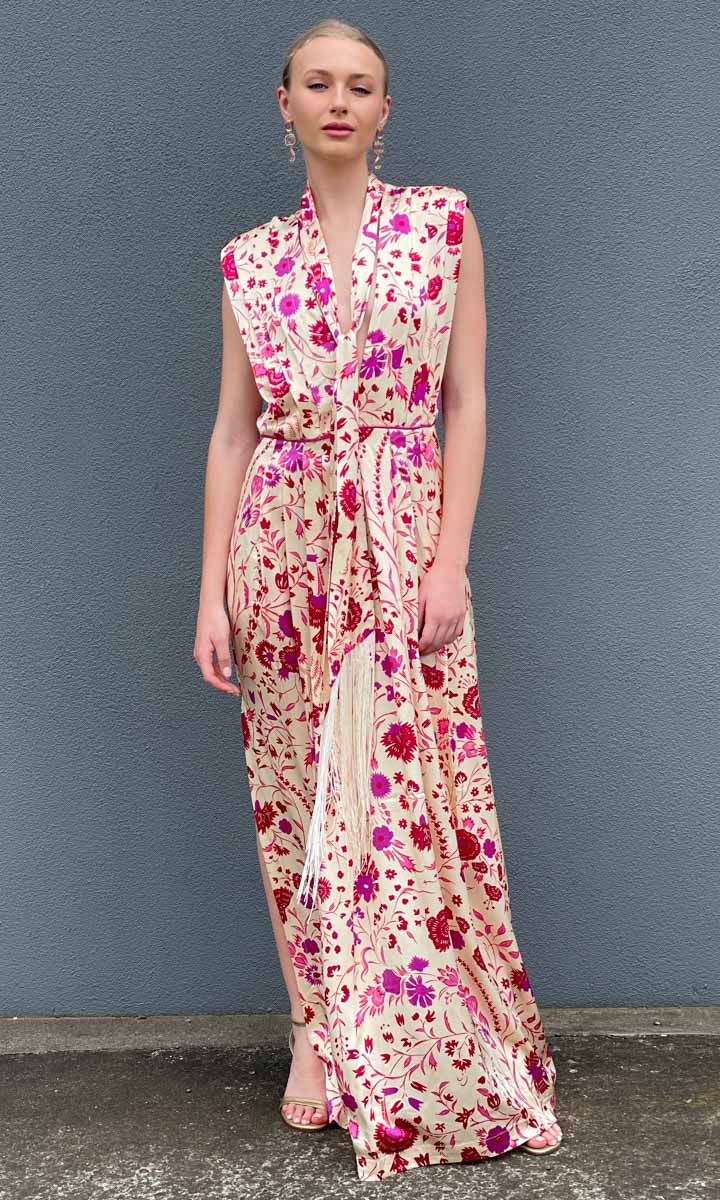 Sabina Musayev Revenna Dress - Ivory Floral - Image 10