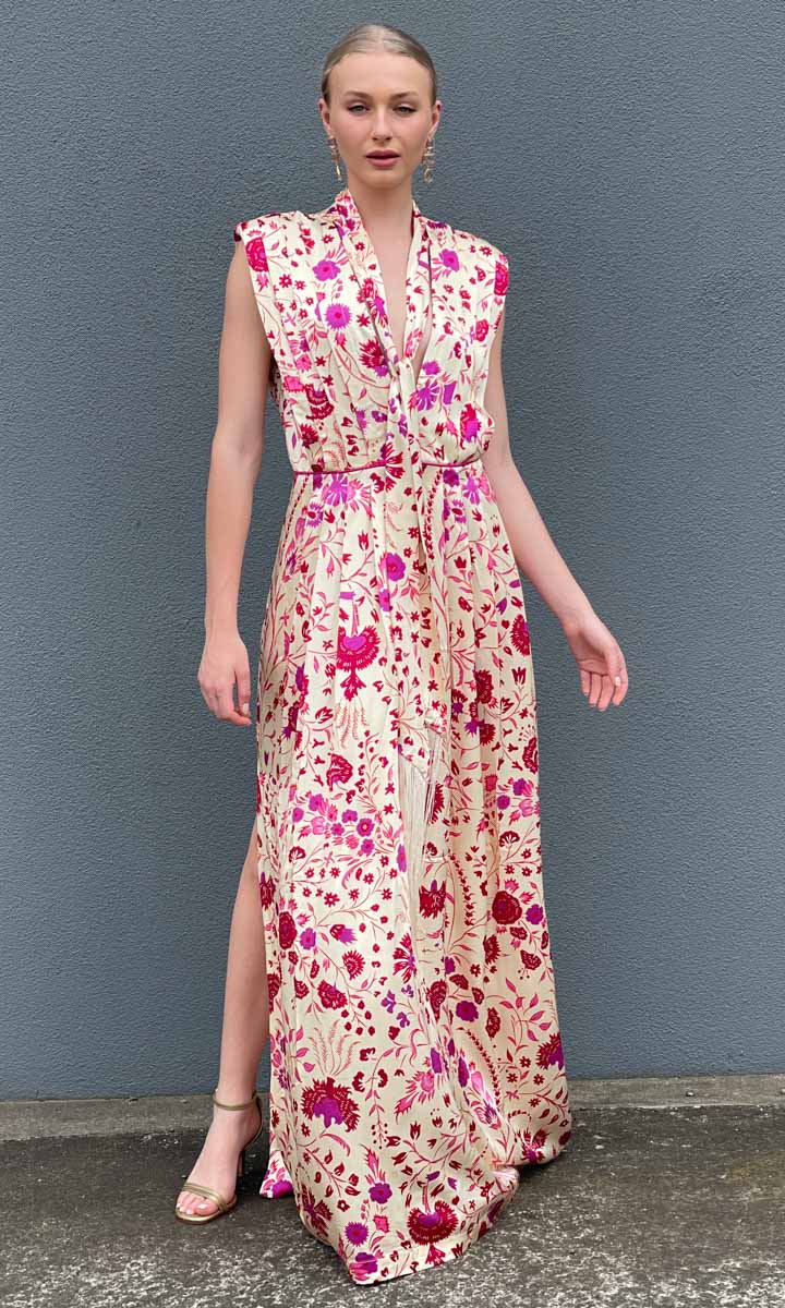 Sabina Musayev Revenna Dress - Ivory Floral - Image 11