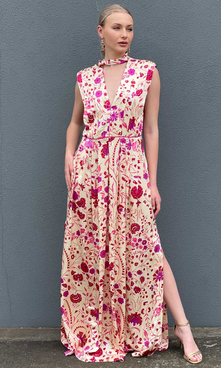 Sabina Musayev Revenna Dress - Ivory Floral - Image 3