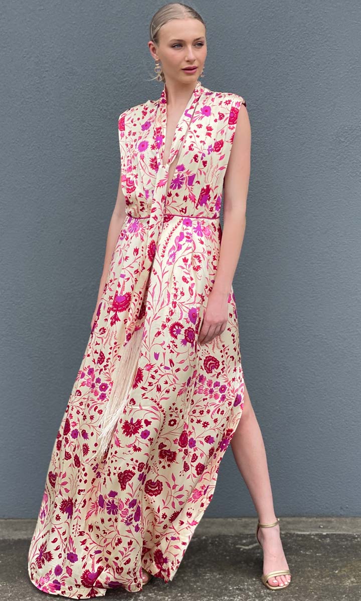 Sabina Musayev Revenna Dress - Ivory Floral - Image 6