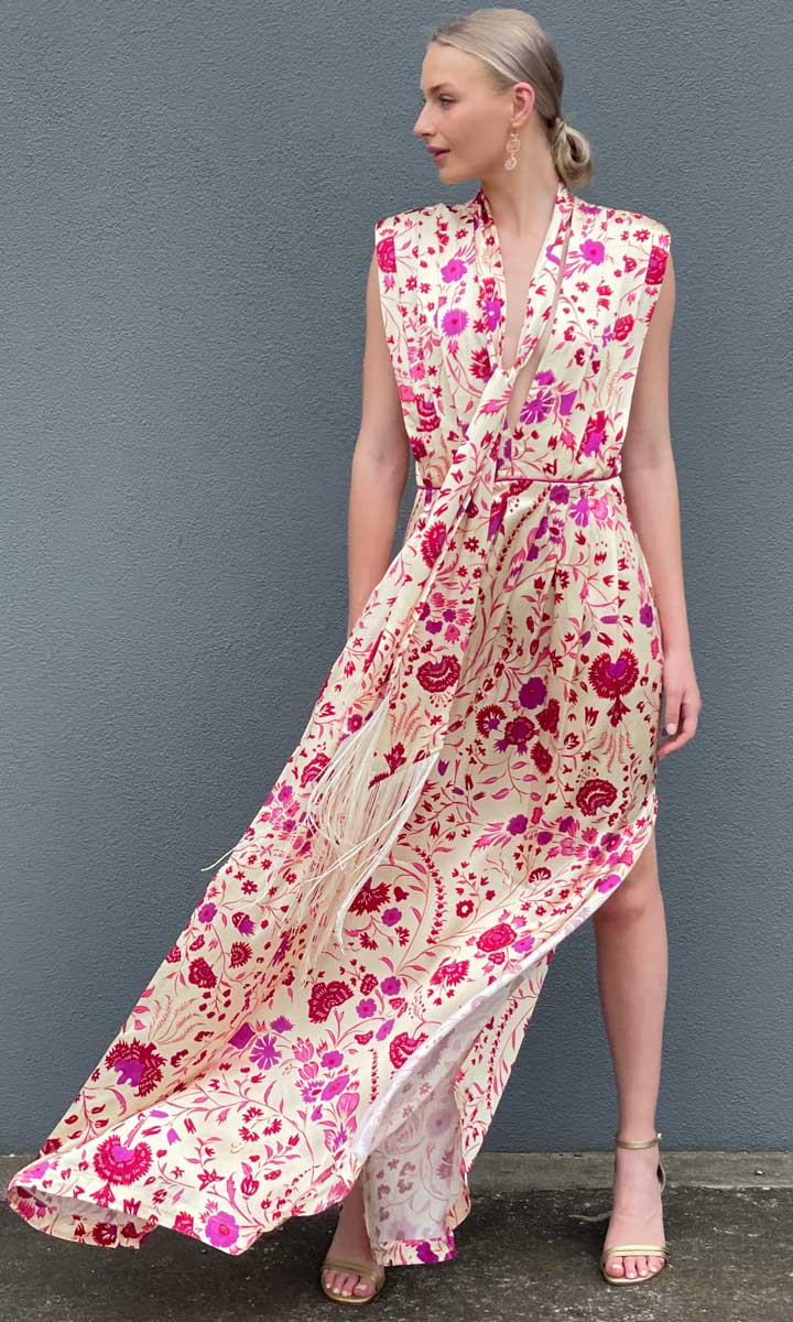 Sabina Musayev Revenna Dress - Ivory Floral - Image 8