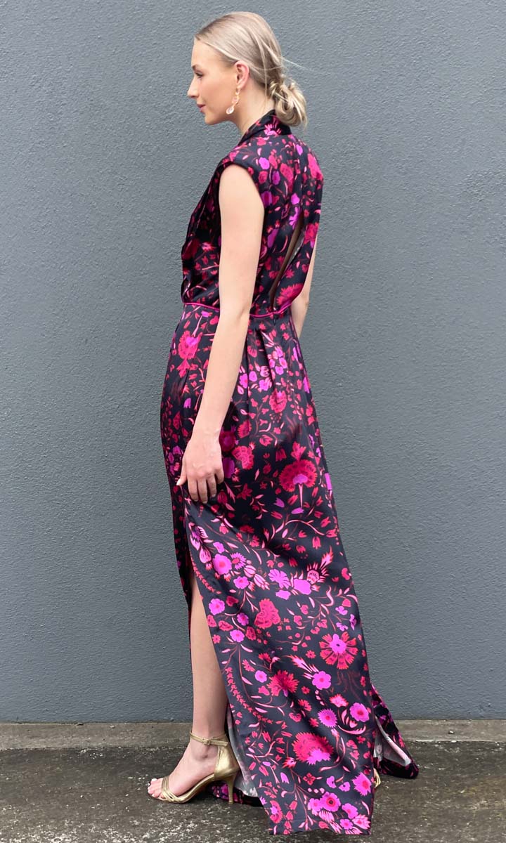 Sabina Musayev Revenna Dress - Black Floral - Image 5